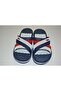 MEN'S NON-SLIP SOFT MASSAGE SOLE WHITE NAVY RED CROSS MODEL EVA SLIPPERS - 7