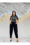 Plus Size Mom Fit High Waist Winter Elastic Women's Pants - 6
