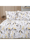 Seersucker 100% Cotton Double Duvet Cover Set Charlotte - 3