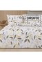 Seersucker 100% Cotton Double Duvet Cover Set Charlotte