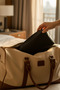 Luxury Travel Makeup Bag Water Resistant Leather-Look Stylish and Convenient Cosmetic Organizer - 2