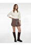 Long Sleeve Crew Neck Basic Knit Sweater with Stitching Detail - 2
