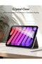واقي زجاجي مقوى شفاف كريستالي لجهاز iPad mini 7/6 شفاف - 2
