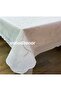 مفرش طاولة من قماش PVC مستطيل الشكل أصلي بنمط فاخر مطرز ومزين باللؤلؤ من ميوا - 3