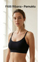 Corded Ribbed Bustier with String Straps 3-Pack Black Burgundy Lilac - Flexible, Everyday - 2