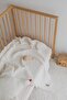 Ecru Muslin Tasseled 4 Layer Muslin 110x110cm Cotton Softness / Cotton Muslin - 3