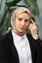 İppeEhanBricE Colorful Stripe Patterned Viscose Scarf 1128-07