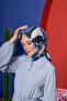 مارakesh Collection وشاح ناعم أرجواني أسود 1207-06 - 3
