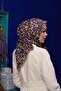 مارakesch Collection وشاح ناعم أسود برتقالي 1193-07 - 2
