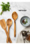 Kamptek Wooden Olive Tree Spoon Small Size Food Food Spoon 18 cm - 7