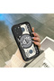 Xiaomi Redmi Note 10S Compatible Black Silicone Fun Patterned Shock Absorbing Phone Case
