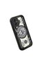 Samsung Galaxy A04E Compatible Black Silicone Fun Patterned Shock Absorbing Phone Case - 3