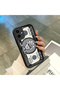 Samsung Galaxy A06 Compatible Black Silicone Fun Patterned Shock Absorbing Phone Case
