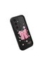 Samsung Galaxy S24 Plus Compatible Black Silicone Bow Pattern Shock Absorbing Phone Case - 3
