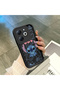 Shock Absorbing Phone Case Compatible with Tecno Spark Go 2024, Black Silicone Stitch Pattern
