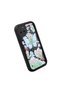Realme C25Y/C21Y Compatible Black Silicone Lily and Butterfly Patterned Elegan Styles Phone Case - 3