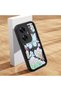Realme C55 Compatible Black Silicone Zambaq and Butterfly Patterned Elegan Styles Phone Case - 2