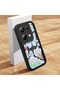 Elegan Stiles Phone Case Compatible with Xiaomi Poco M6 Pro 4g Black Silicone with Lily and Butterfly Pattern - 2