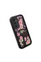 Samsung Galaxy A05S Compatible Black Silicone Rose and Butterfly Patterned Elegan Phone Case - 3