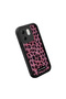 Infinix Smart 9 Compatible Black High Quality Silicone Leopard Pattern Kitty Phone Case - 3