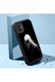 Samsung Galaxy A04 Compatible Black Silicone Anime Style Patterned Lens Protection Phone Case - 2