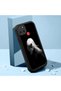 Realme C25 Compatible Black Silicone Anime Style Patterned Lens Protection Phone Case - 2