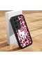 Samsung Galaxy S22 Ultra Compatible Black High Quality Silicone Leopard Pattern Kitty Case - 2