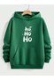 New Season Christmas Printed 3-Ply Cotton Cap Hooded Eatshirts