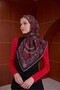وشاح ناعم من وينتر بلوم 1242 بورود أحمر - 2