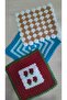 3 Pieces Hand Knitted Washcloth/ Handcrafted Bath Washcloth/Dowry Washcloth Bath/Shower/Dowry/ - 2