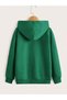 New Season Printed 3 Yarn Cotton Hooded Sweatshirt - 2