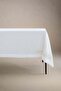 Leaf Embroidered Linen Tablecloth