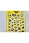 3D Embossed Emoji Sticker Set - Smiley Face Sticker for Teachers, Students, and Children - 4