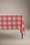 Plaid Patterned Tablecloth Red 170X260 cm