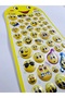 3D Embossed Emoji Sticker Set - Smiley Face Sticker for Teachers, Students, and Children - 5
