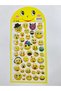 3D Embossed Emoji Sticker Set - Smiley Face Sticker for Teachers, Students, and Children - 5