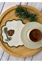 6-Piece Embroidered Presentation Napkins, Coffee Presentation Napkins, Cocktail Napkins - 4