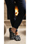 Women's Winter Slippers with Butterfly Pattern. Winter Home & Guest & Household Slippers. - 5