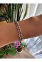 Thin Wide Range Xp Silver Chain Bracelet