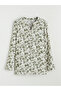 Lcw Grace Green Scoop Neck Floral Blouse - 6