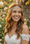 Crystal Detailed Elegant Headpiece Bridal Accessory Headband Engagement Wedding