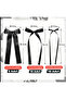 25 Pieces Black Ready-Made Bow Set Satin Ribbon Birthday, Party Decoration, Wall Decor, Background - 2