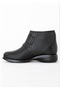 Women's Genuine Leather Orthopedic Diabetic Bellows Velcro Boots - 2