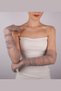 Gray Long Stylish Bridal Gloves Tulle Gloves Wedding/Wedding Gloves - 3