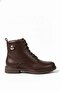 Brown Women's Fur Zippered Non-Slip Sole Boots A320Nav - 4
