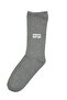 Non-Rubberized Socks with Full Towel-Like Inside, Soft Thermal Gray Men's Cotton Socks