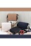 Vegan Leather Women's 3 Compartment Crossbody Shoulder Bag - 2