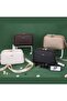 Vegan Leather 5 Compartment Crossbody Shoulder Bag - 5