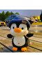Penguin Luck Blue Hat 22 cm Plush Toy Sleeping and Playmate Original - 3