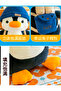 Penguin Luck Blue Hat 22 cm Plush Toy Sleeping and Playmate Original - 4